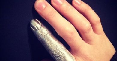 Украшение для рук «Серебряный палец»