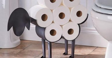 Стильная стойка для хранения туалетной бумаги в виде овечки