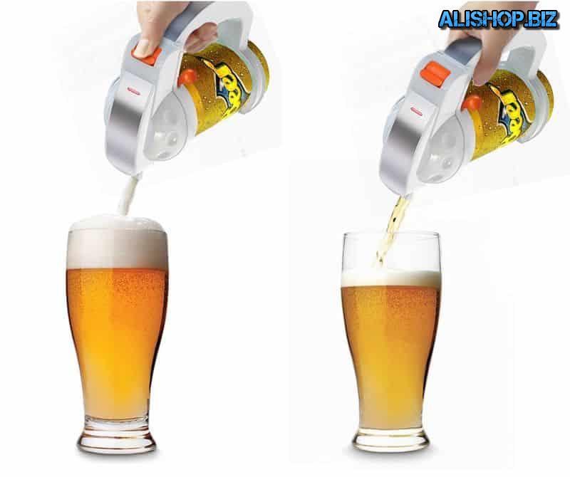 The blowing agent for beer cans