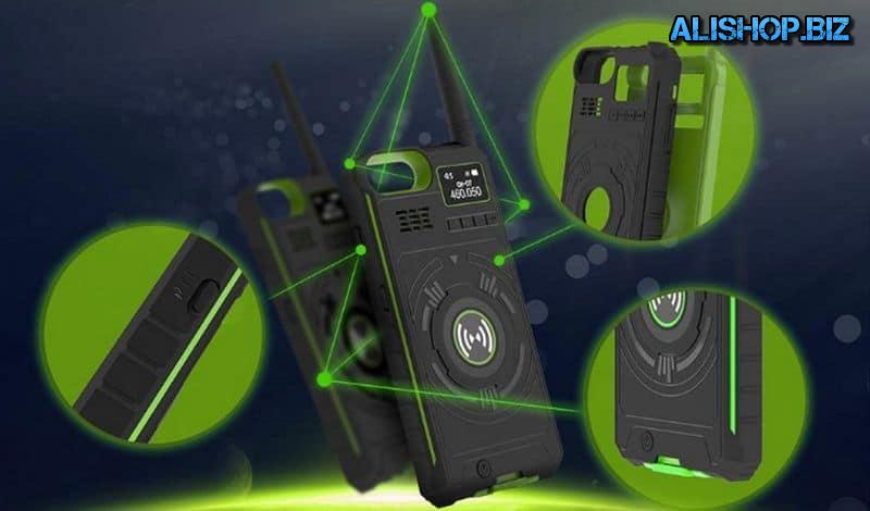 Protective case with the function powerbank and radio