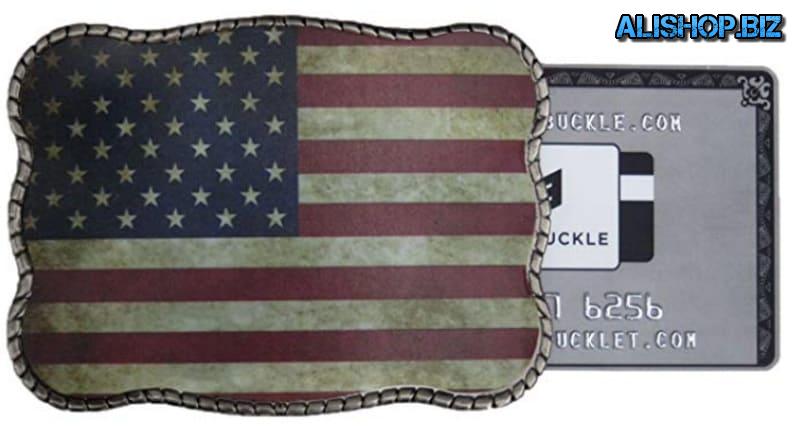 Buckle with secret storage Bank cards