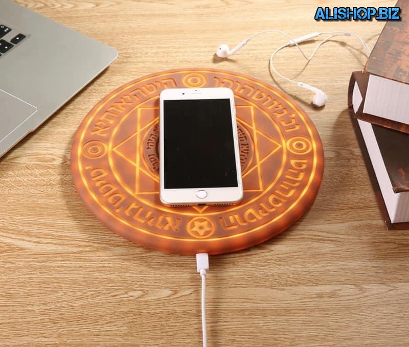 Wireless charging Kobwa in the form of a magic circle