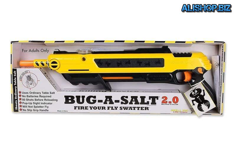 Unusual gun fly swatter Bug-A-Salt 2.0