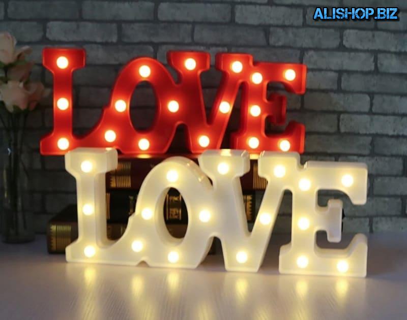 Led inscription Love