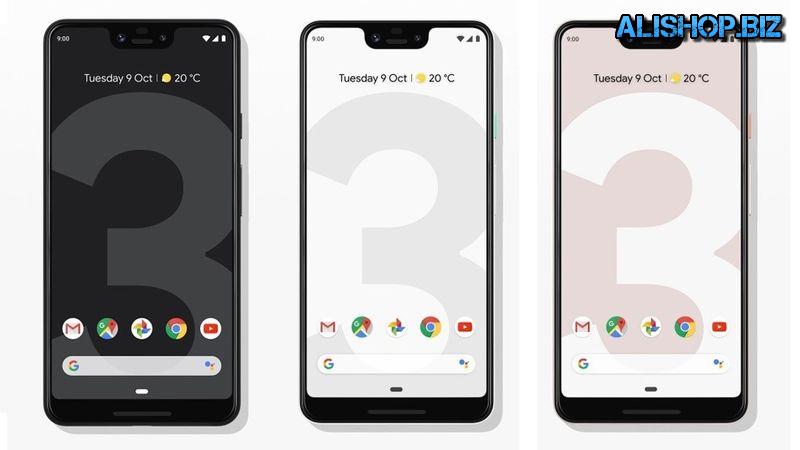 Exemplary smartphone Google Pixel 3