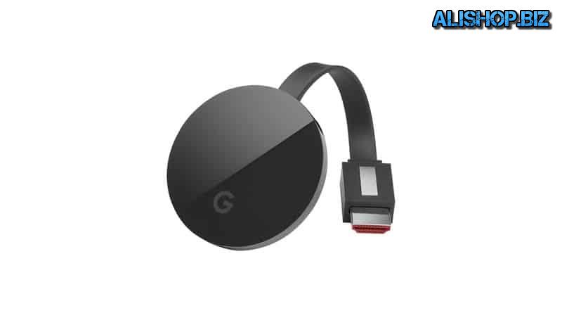 Беспроводной транслятор Chromecast Ultra