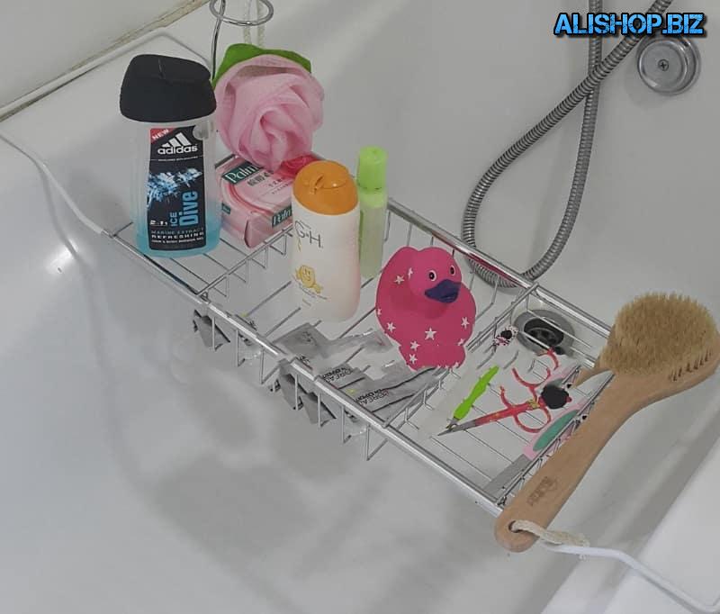 Multifunctional stand for receiving a bath