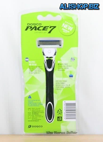 Razor with 7 blades Dorco Pace7