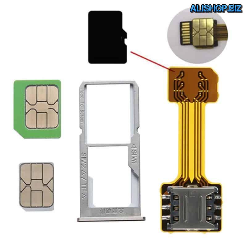 Remote adapter for SIM card