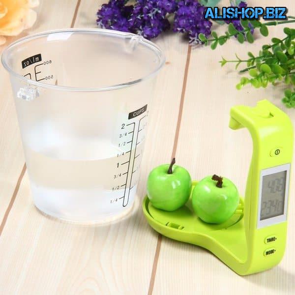 Electronic jug to measure the volume and temperature of the liquid