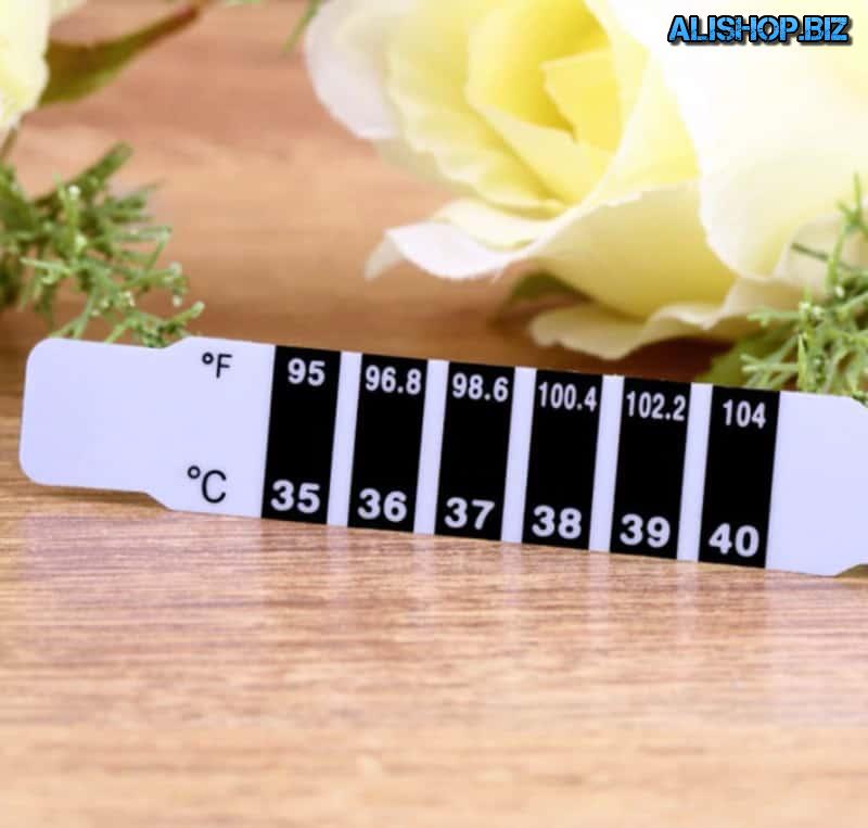 Thermometer strip for children