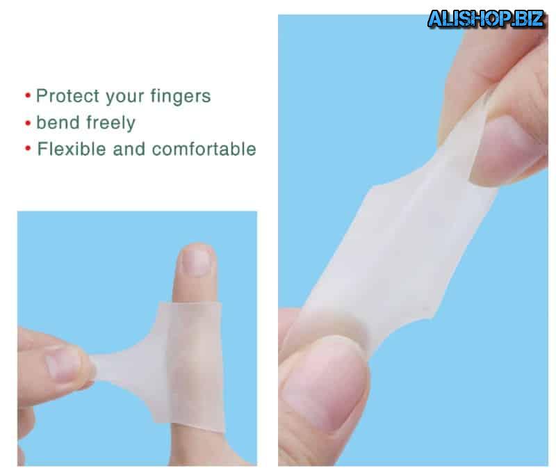 Elastic tube for finger protection