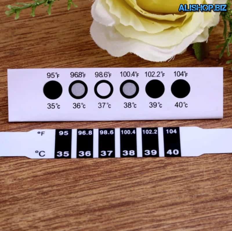 Thermometer strip for children