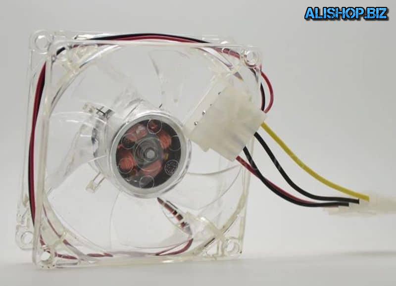 Прозрачный вентилятор SXDOOL с LED-подсветкой