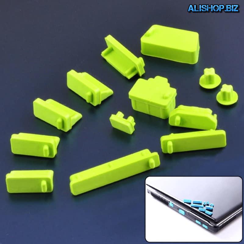 Silicone plug for notebook connector