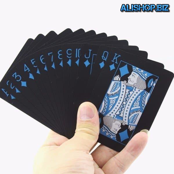 Set of playing cards in weatherproof box