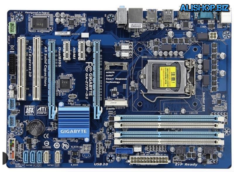 Материнская плата Gigabyte GA-Z77P-D3 на LGA 1155