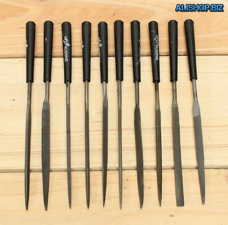 Set of 10 needle files