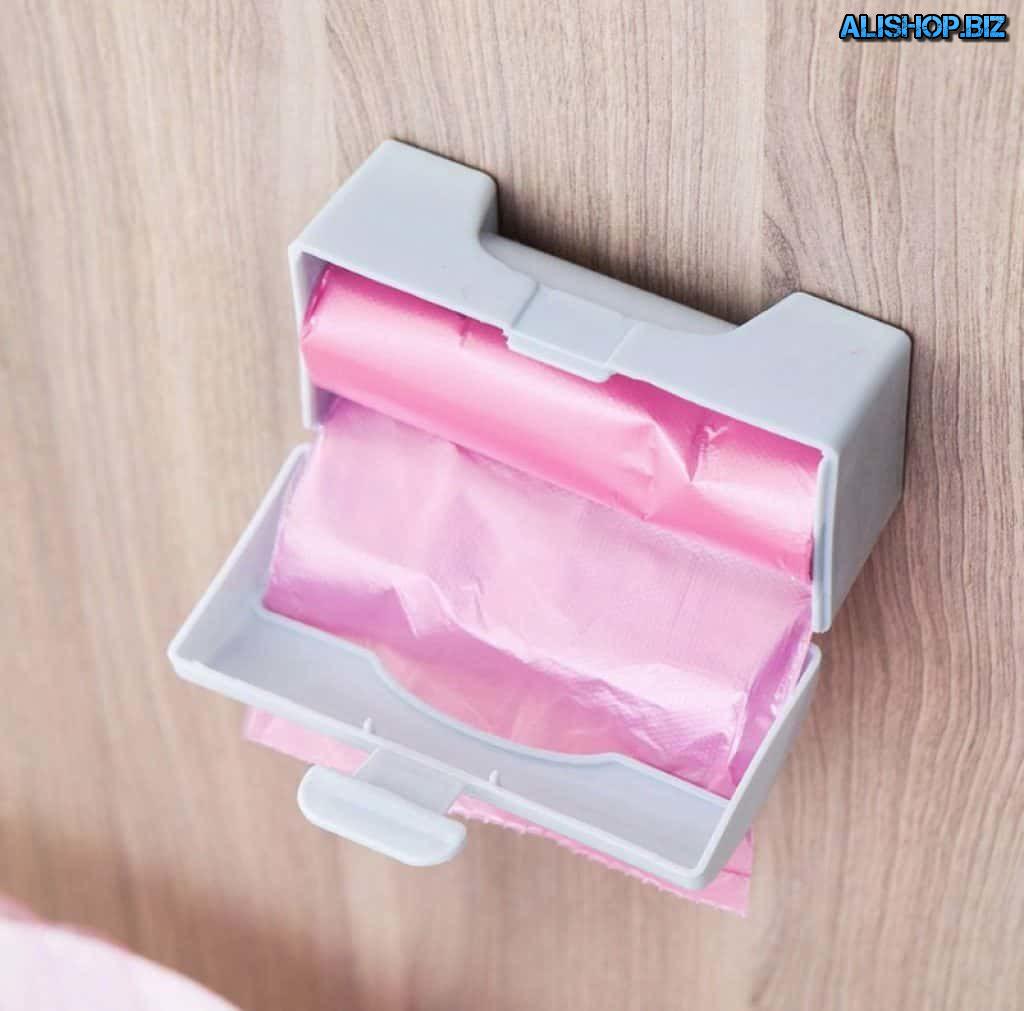 Wall dispenser for trash bags