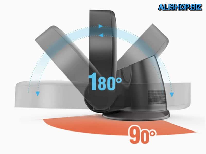 Bladeless fan for mounting on the wall