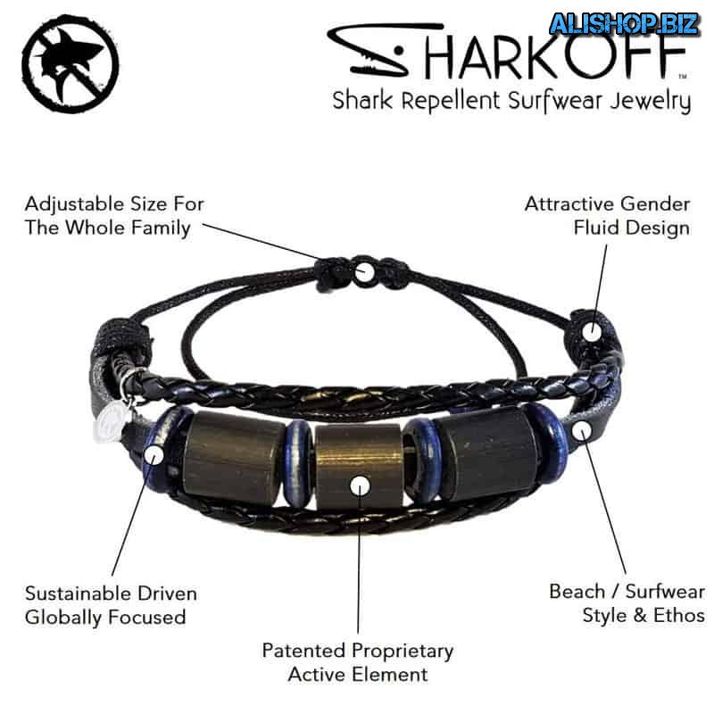 Bracelet for repelling sharks Shark OFF