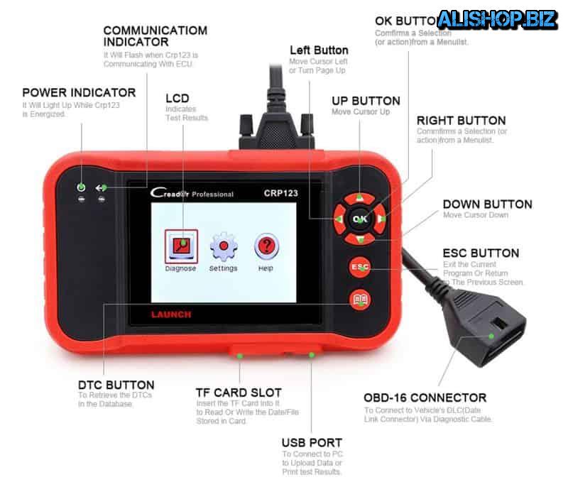 Module automotive diagnostic LAUNCH CRP123