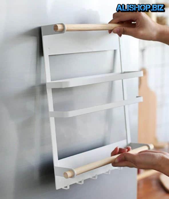 Magnetic organizer for refrigerator