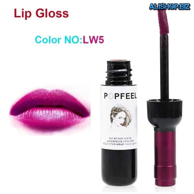 Lip gloss format wine bottles