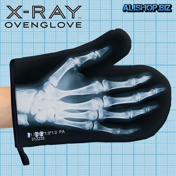 Glove MITT with x-ray palm