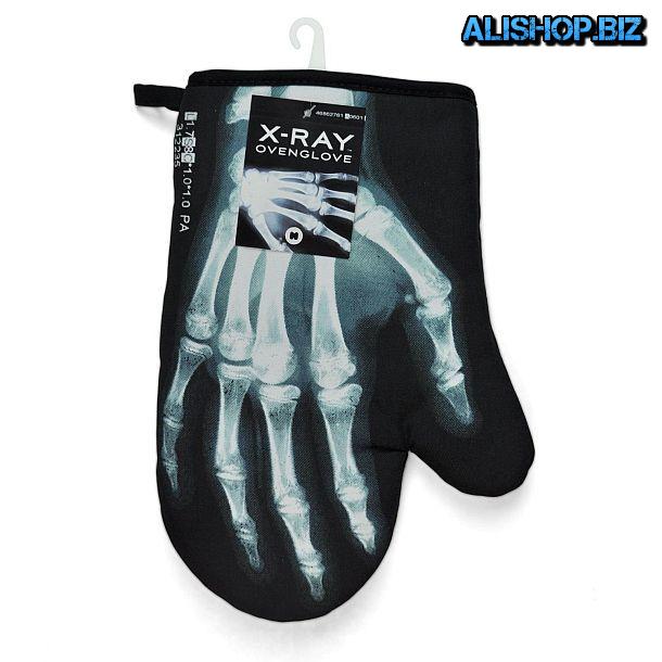 Glove MITT with x-ray palm