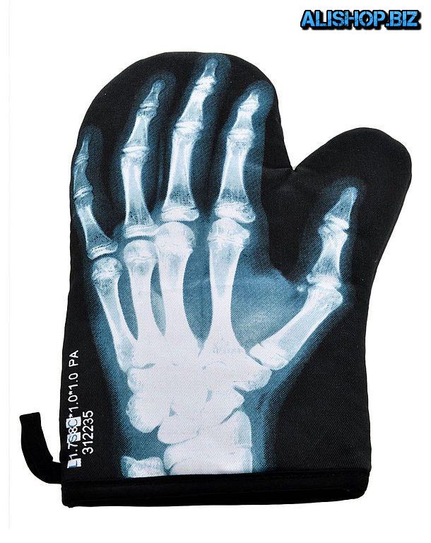 Glove MITT with x-ray palm