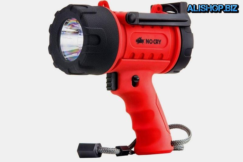 Flashlight with pistol grip NoCry